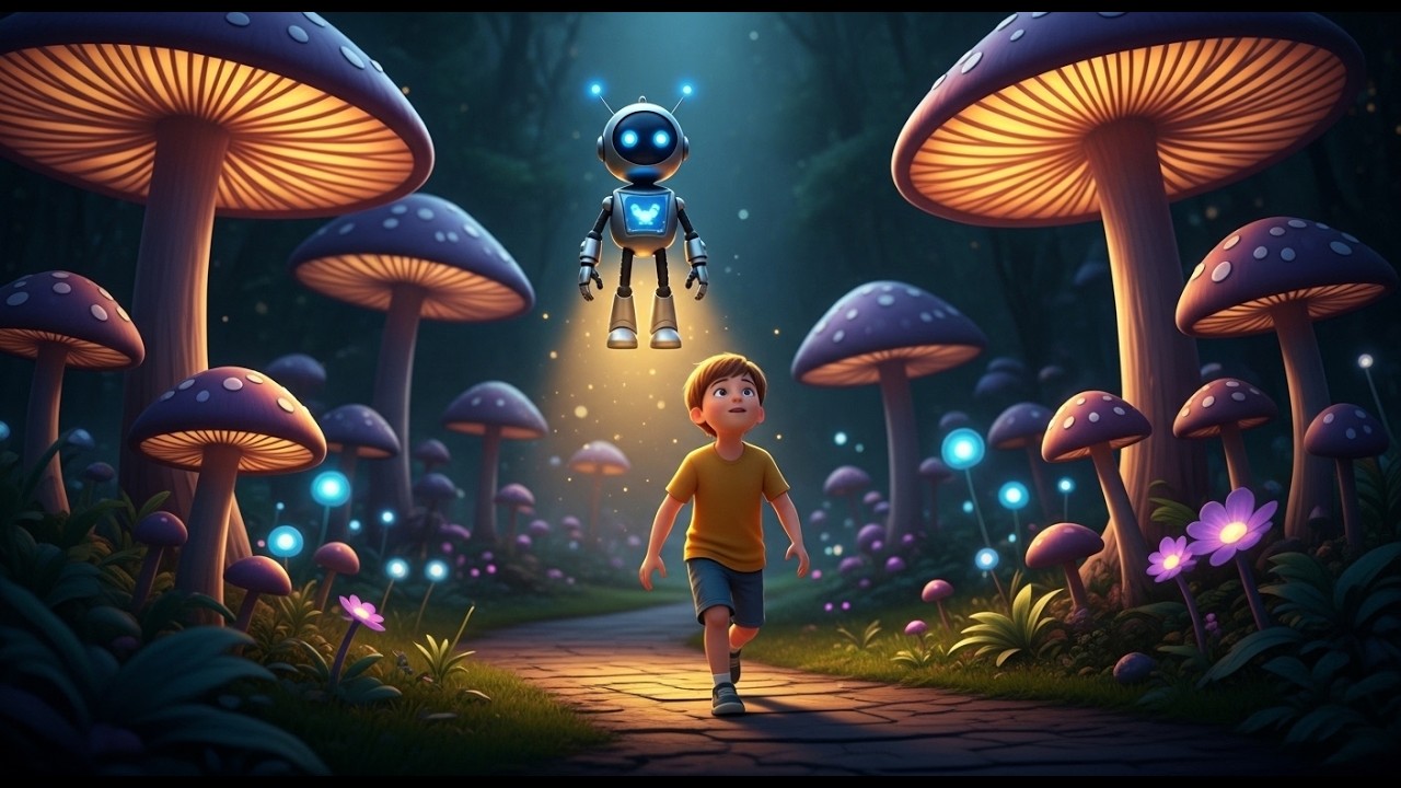 Ek Jaduyi Dosti : Leo aur Robot Sparky ki Kahani part 1  | Magical Fantasy Adventure #viral #shorts