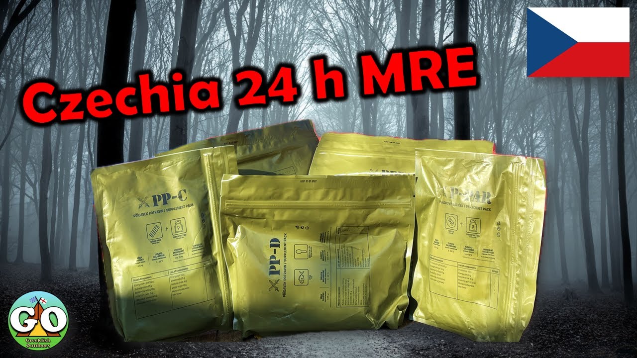 🇨🇿 Новый чешский военный сухой паек на 24 часа (срок годности до 2027 года)
