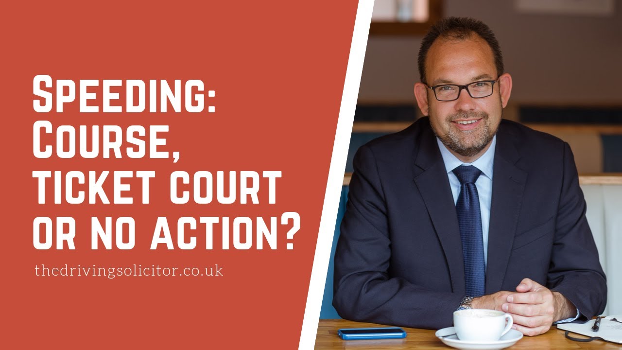What do the police do with speeding drivers: no action, course, ticket or court?