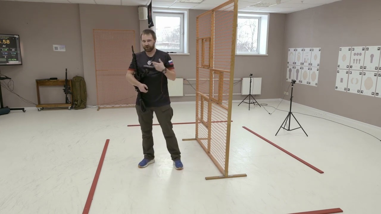 Practical shooting #dryfire training with #iShooter - movement experiment. Strafe or other moves?