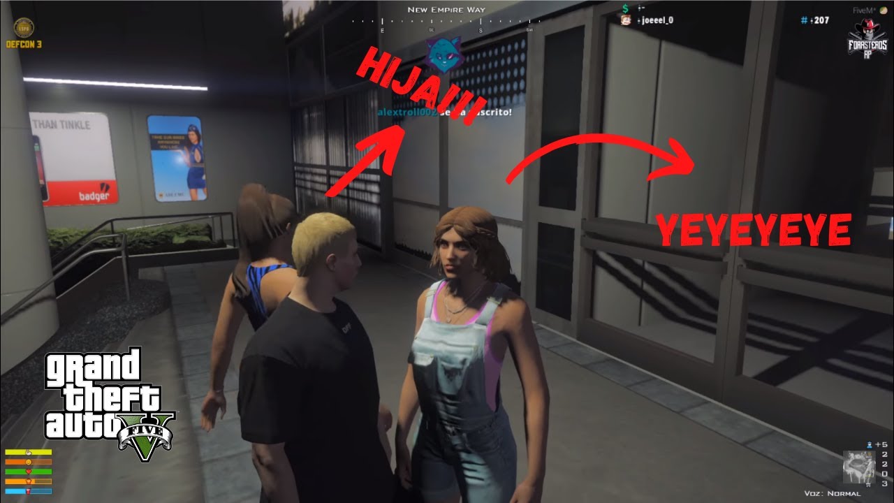 JJ conoce a su hija y le presenta a sus amigos - GTA ROLEPLAY
