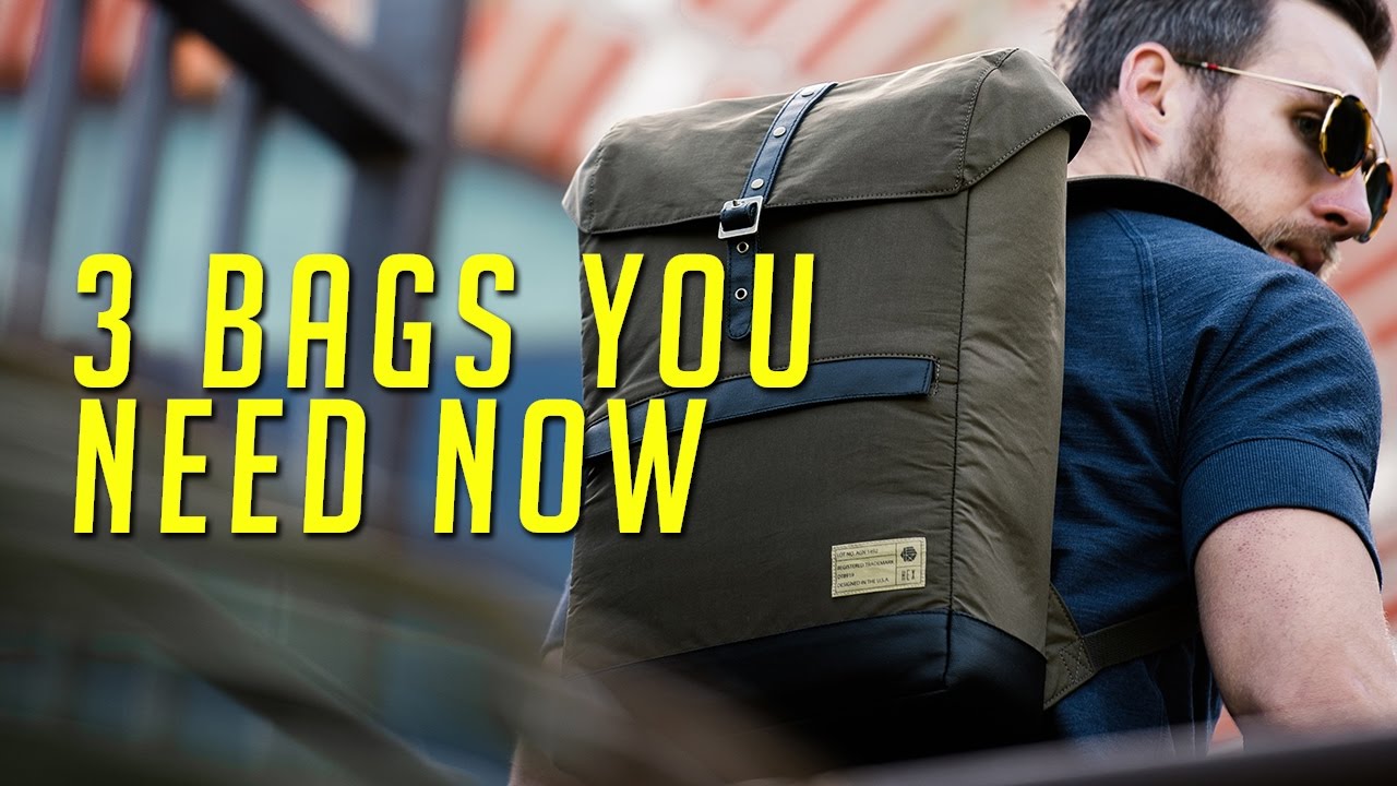 3 Bags Every Guy Should Own || Hex Brand || Gent's Lounge || 2017