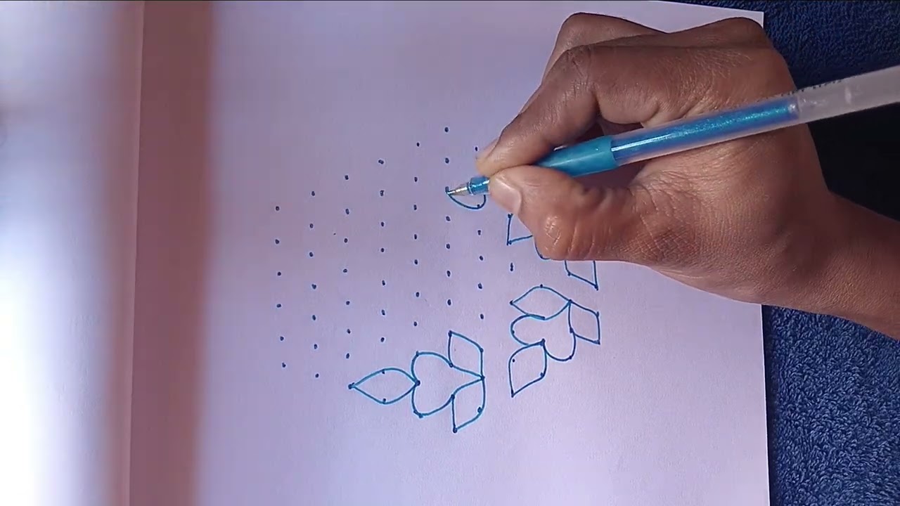 🌺&ldquo;Traditional 11*6 Chukkala Muggu | Easy & Beautiful Telugu Rangoli Design&rdquo;🌺