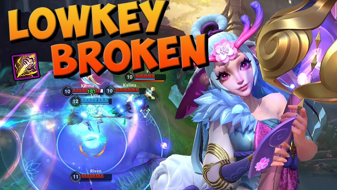 WILD RIFT LILLIA JUNGLE - THIS CHAMP RANDOMLY GOT OP