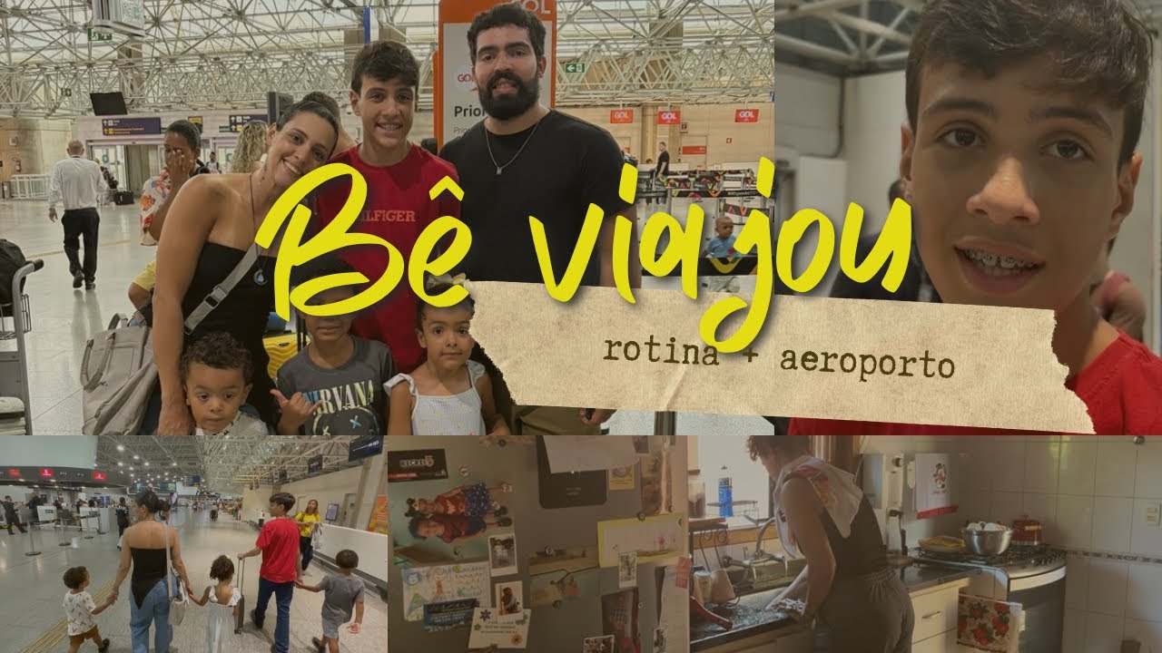 BERNARDO VIAJOU 🧳 | crianças nas tarefas domésticas + viagem de Bernardo 