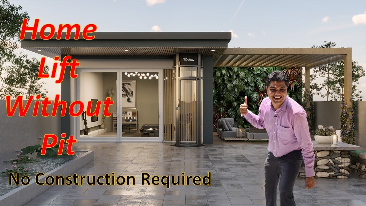 Home Elevators and Lifts India | Best Small Elevator for Home| Home lift without pit Nibav Lifts