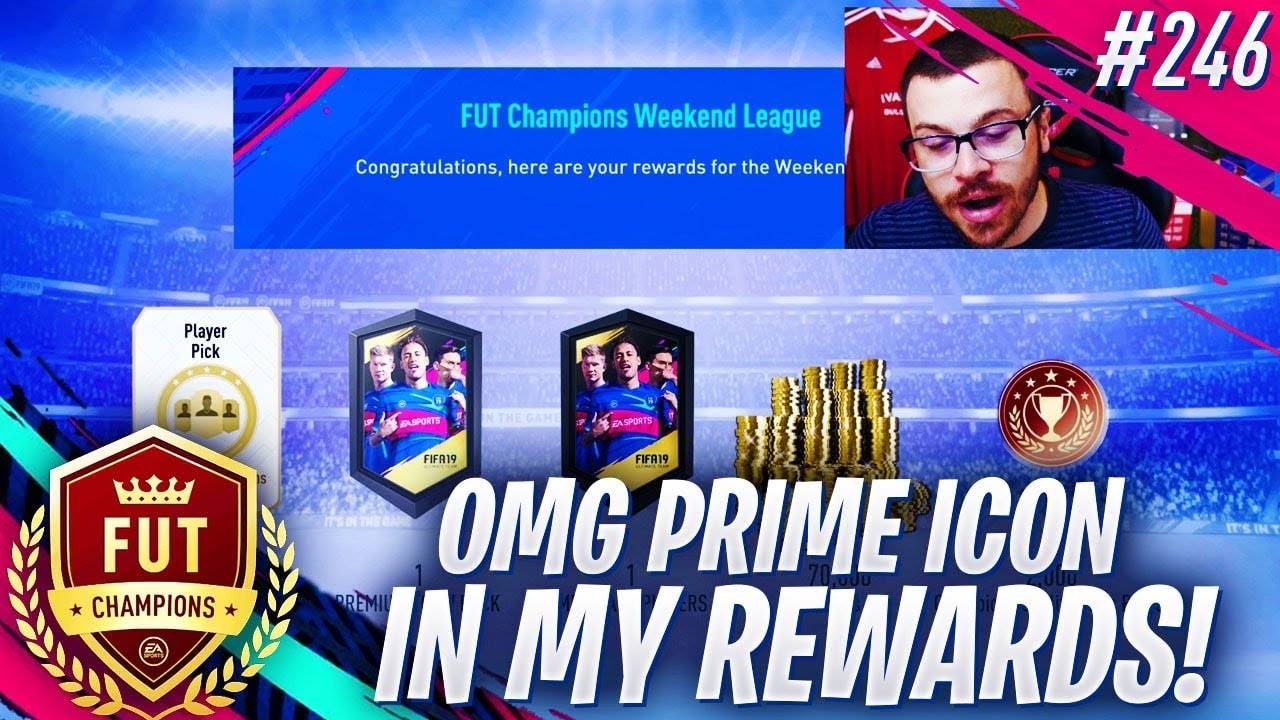 FIFA 19, боже мой, мне выпал Прайм Икон в наградах FUT Champions Elite и Division 1! Невероятная ...