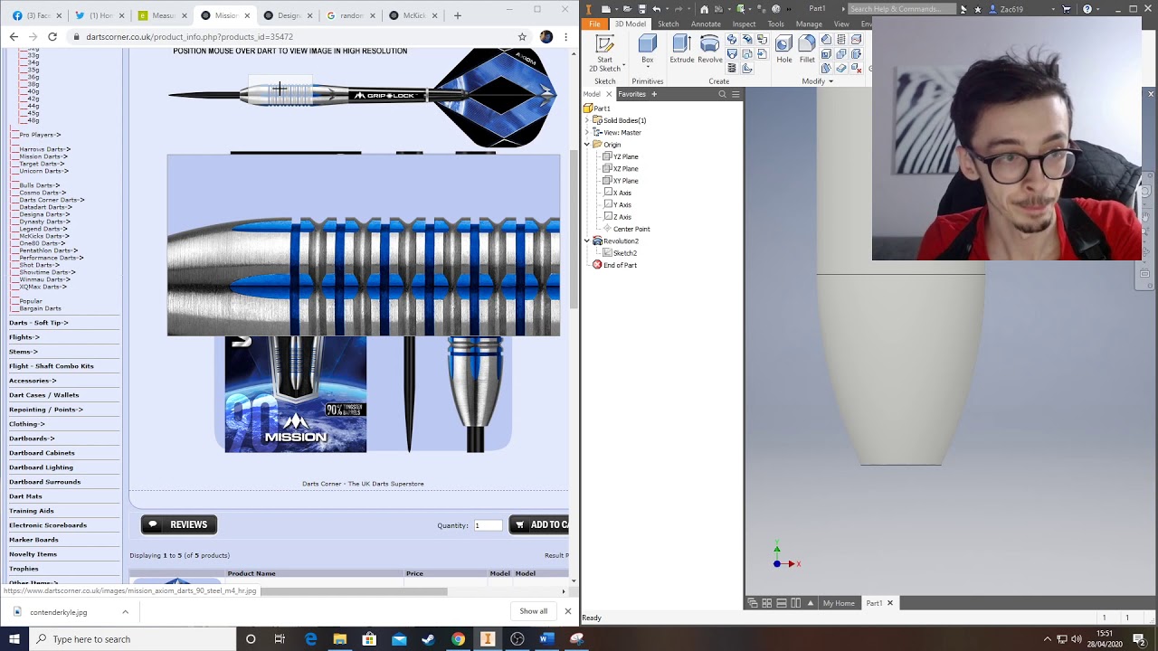 Hybrid Dart Design - Lets Design a Dart Episode 1