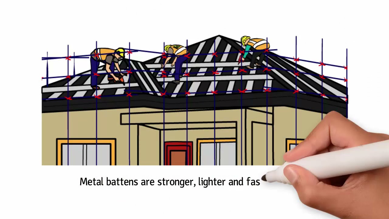 DECROMASTIC TIN TILE RE ROOF PROCESS VIDEO