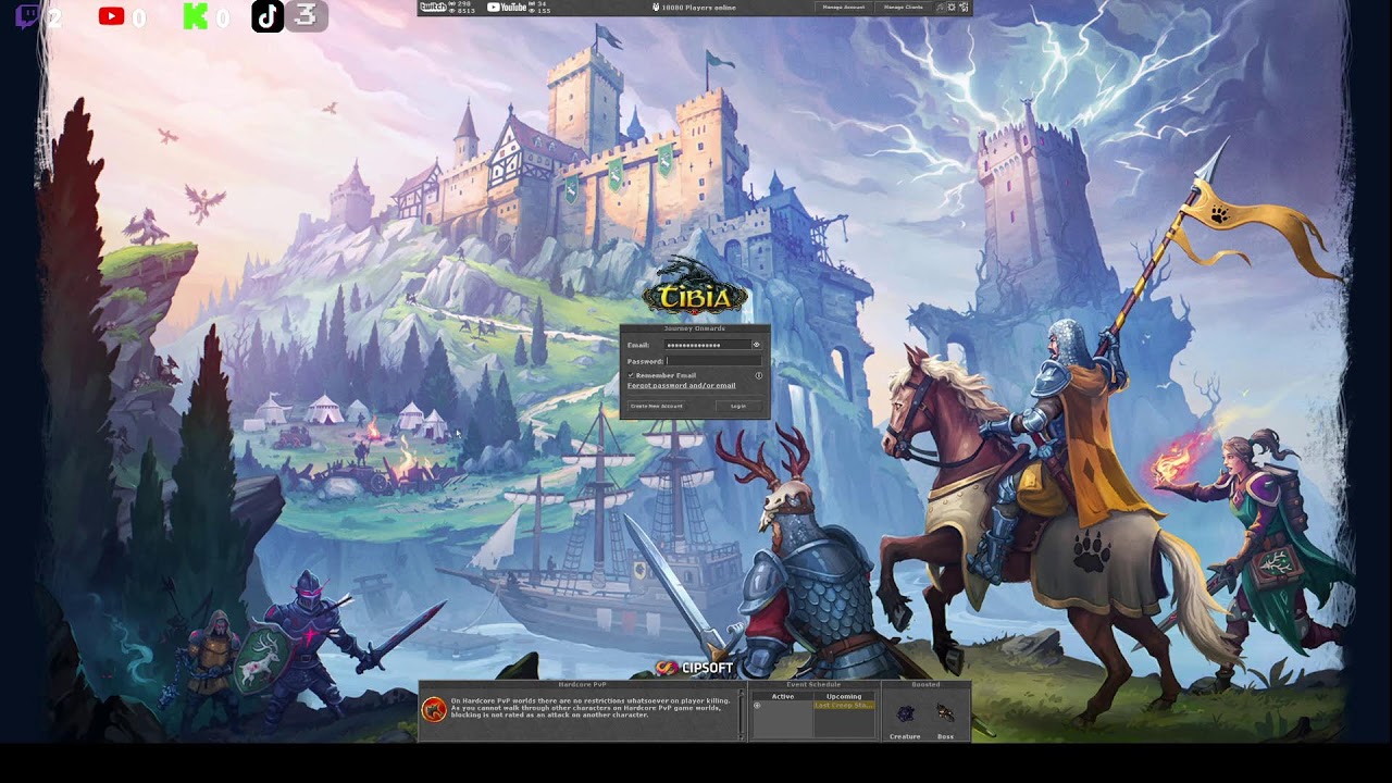 [ NEVIA ] Amatorska Tibijska Zajawka ;) #tibia #retro
