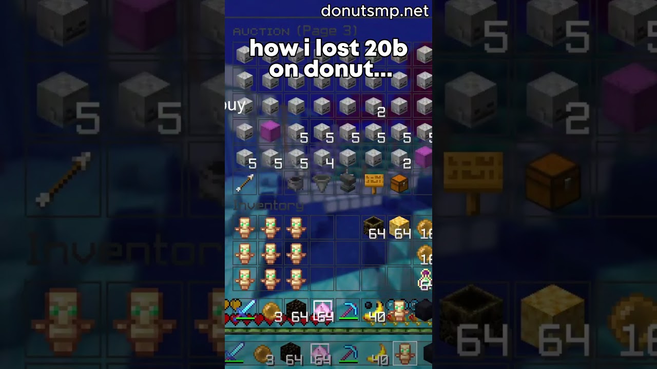Как я потерял 20 миллиардов на DonutSMP&hellip; #donutsmp #minecraft #minecraftsmp #drdonut