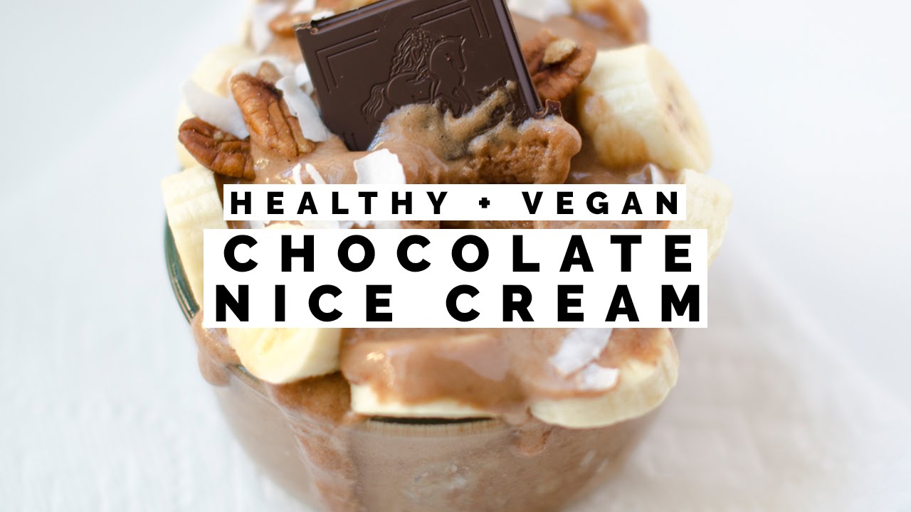 HEALTHY + VEGAN CHOCOLATE NICE CREAM RECIPE | Asia Jackson