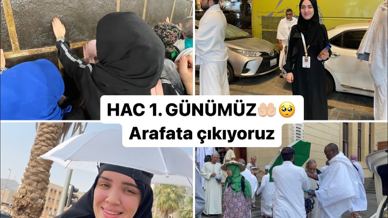 HAC 1. GÜN KABE’de DUALARLA TAVAF 🥺🤲🏻 ARAFATA ÇIKIYORUZ 🕋