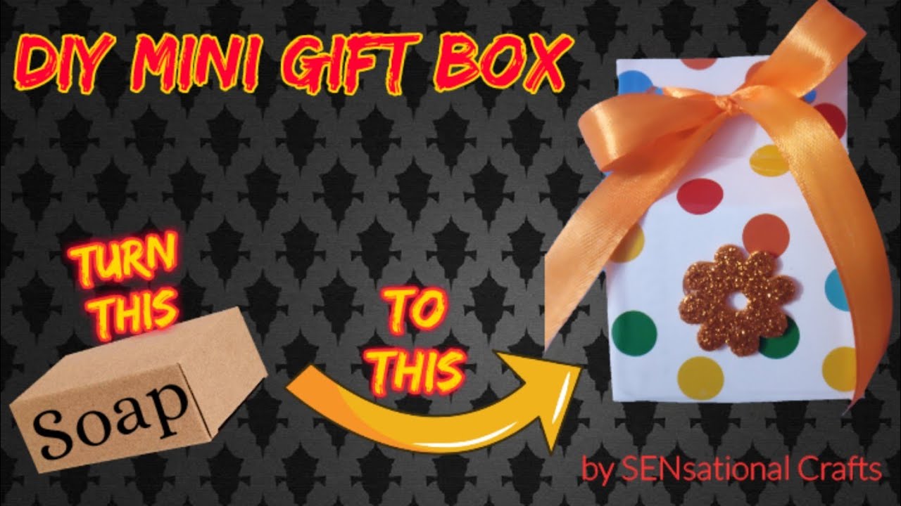 DIY Gift Box from Soap Box || Best out of waste ||