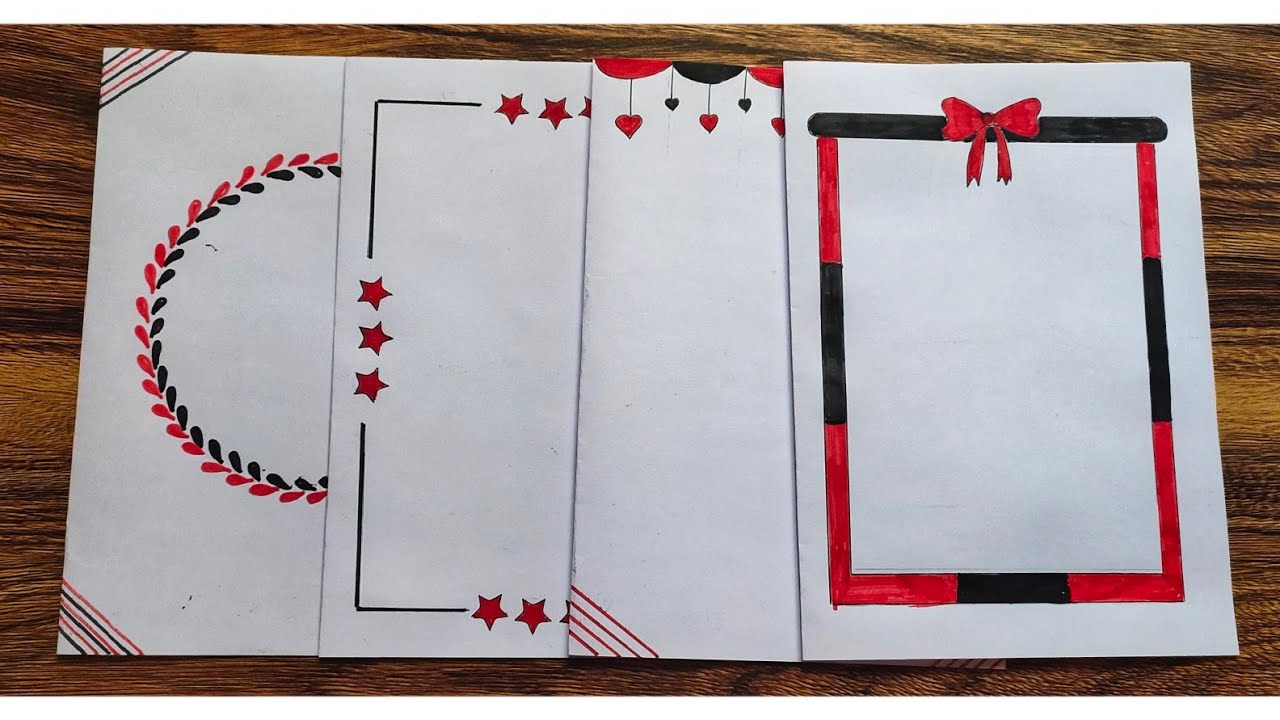Border Designs/Project Paper Border Design/Easy Project design/Assignment Front Page/Front Page