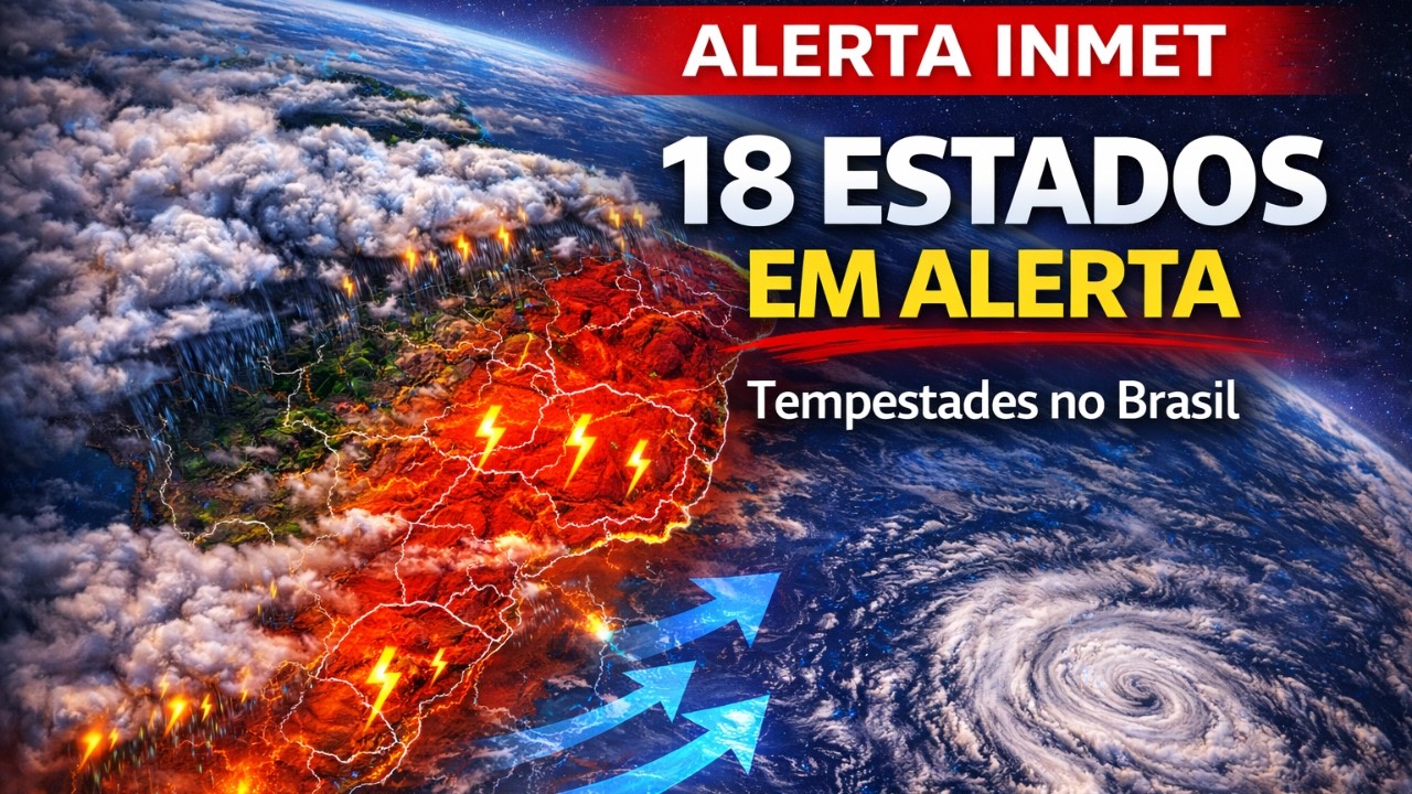 Brasil em Alerta: 18 Estados com Chuvas Extremas e Tempestades