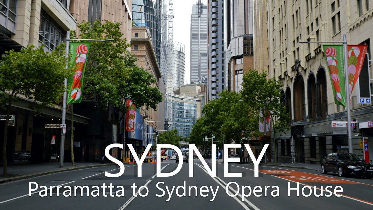 Sydney City Drive 4K | Parramatta to Sydney Opera House via A44 & A22, Australia