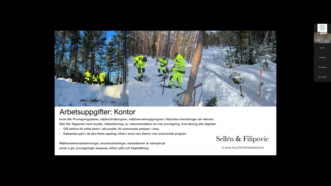 Vad gör en miljökonsult på Sellén & Filipovic?