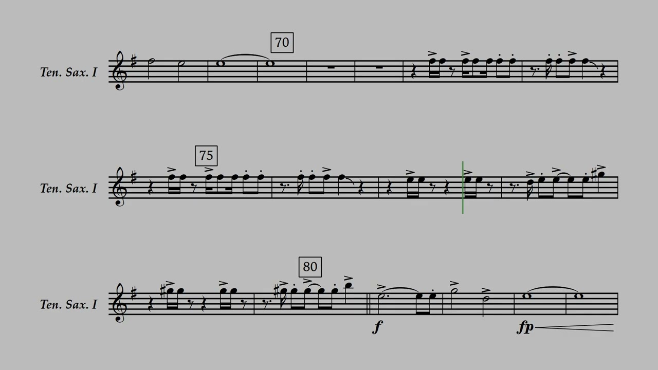 아프리카 심포니 [김천팝스오케스트라 (Tenor  Saxphone 1)]