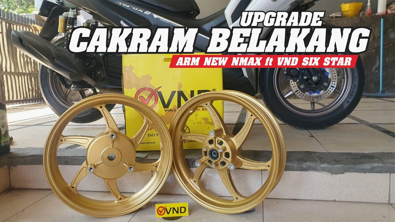 UPGRADE CAKRAM BELAKANG NEW AEROX ! - PAKE ARM NEW NMAX ft VND SIX STAR !! | YAMAHA AEROX 155 | 137#