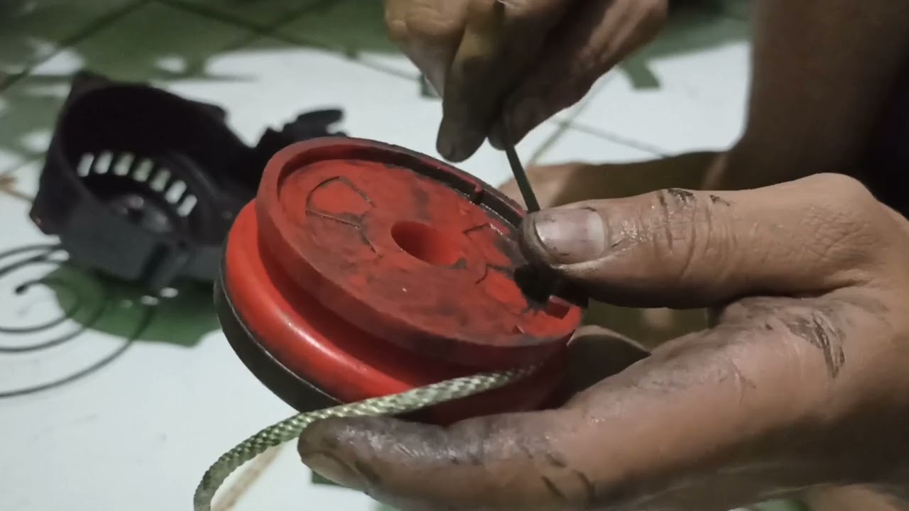 cara memasang per besar,per kecil dan tali pullstart motor mini#minigp #minimotor #miniscoopy