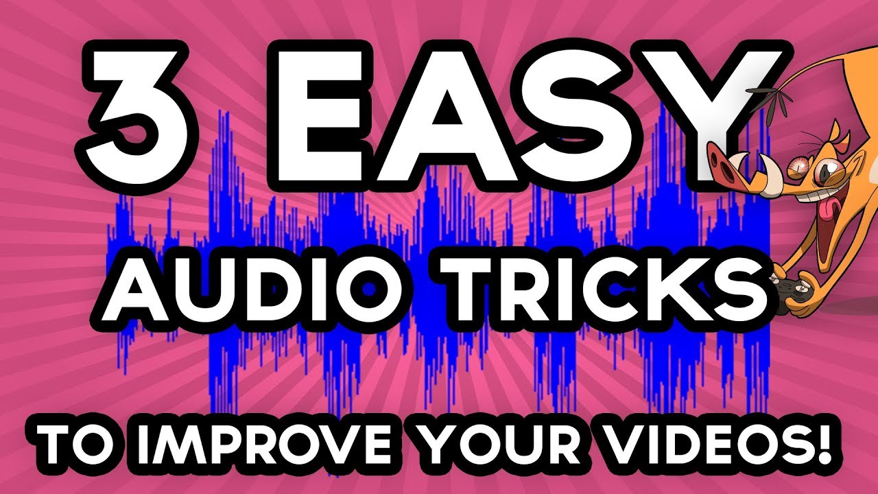 3 EASY Premiere Pro Audio Tricks To Improve Your Videos!