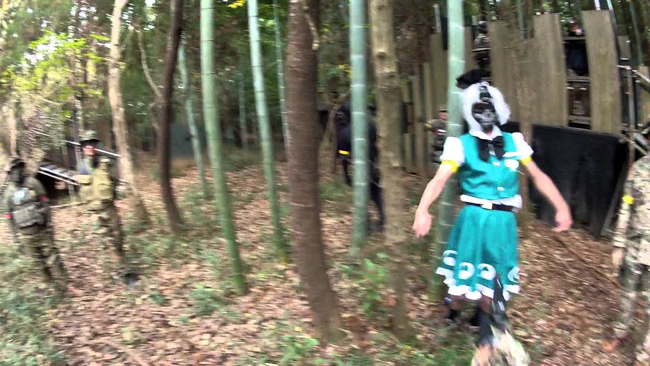 サバゲーをFPS風に撮ってみた 2011.11.26 F.U FPS Airsoft 謎のシチュエーション戦