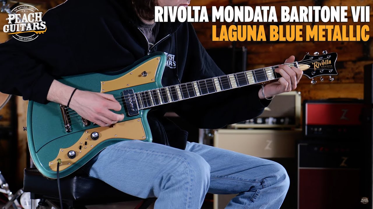 No Talking...Just Tones | Rivolta Classico Series | Mondata Baritone VII - Laguna Blue Metallic