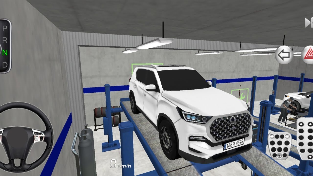 New Kia Sorento SUV Funny Driver in Auto Repair Shop - 3D Driving Class Simulation -Android gameplay