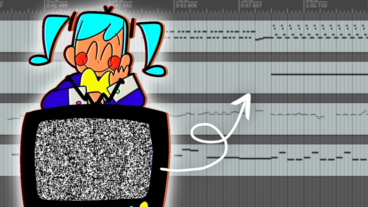 Static, but covered using actual TV static noises