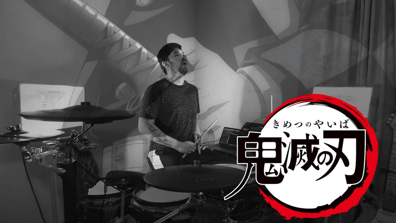 LiSA - Gurenge (Kimetsu no Yaiba OP Full) (Drum Cover)