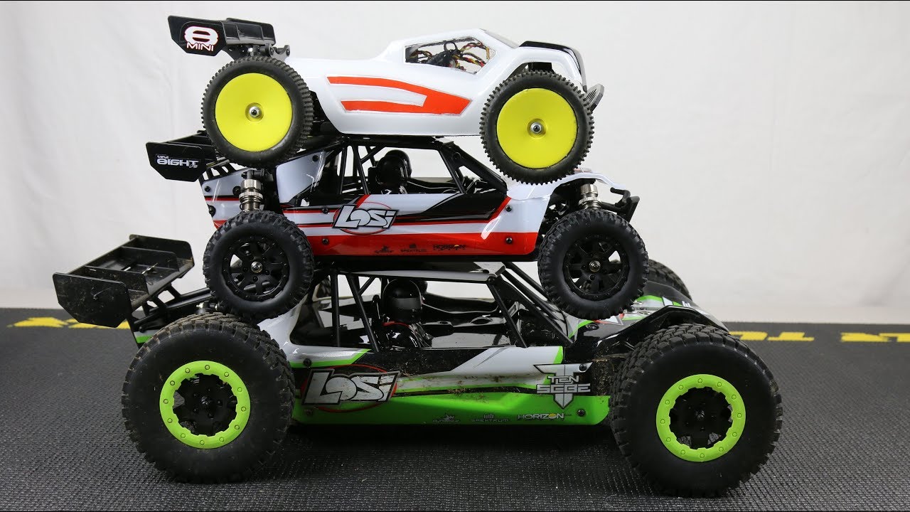 Losi mini 8ight DB Unboxing and Comparison