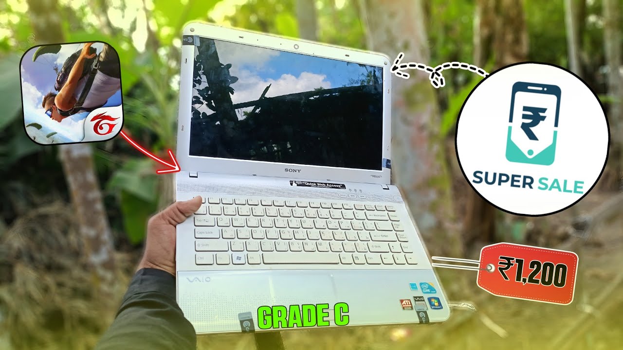 Sony Laptop ₹1,200 🤯 (2GB/1TB) Grade - C Unboxing  #unboxing #cashifysupersale