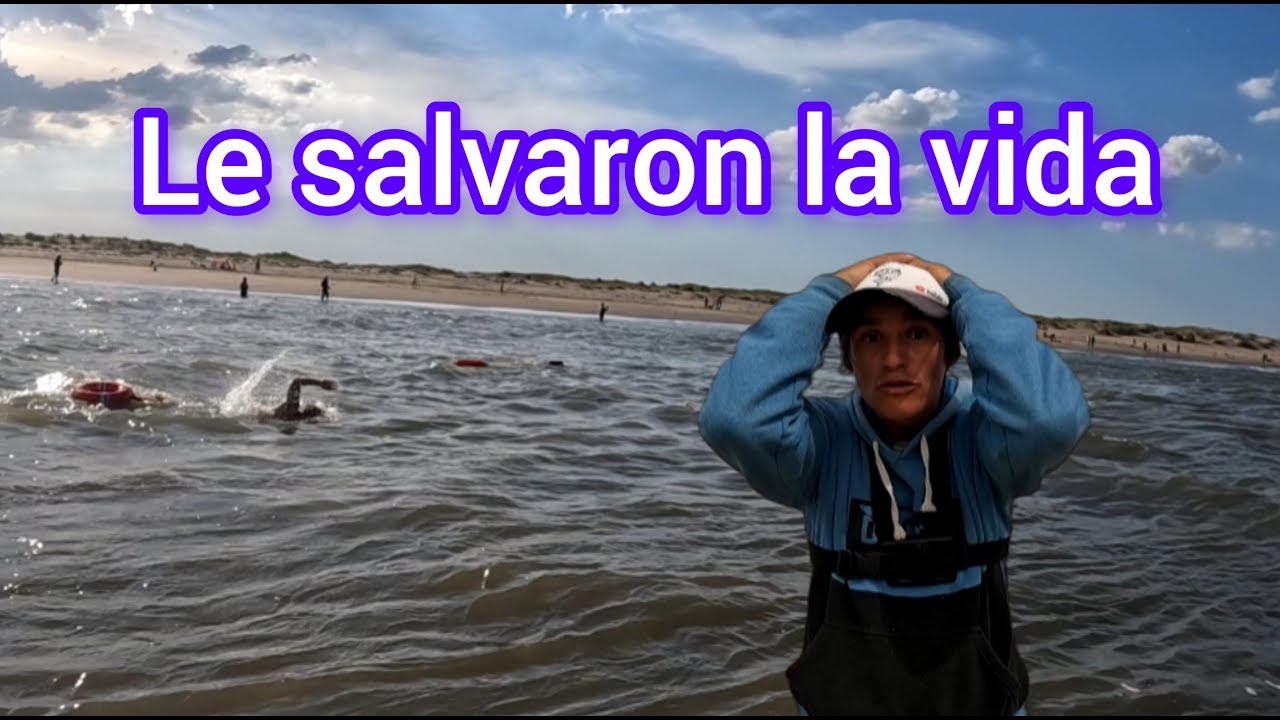 LE SALVARON LA VIDA! SE LO LLEVABA LA CORRIENTE! ESTABA PESCANDO LENGUADO Y VI COMO LO SALVABAN
