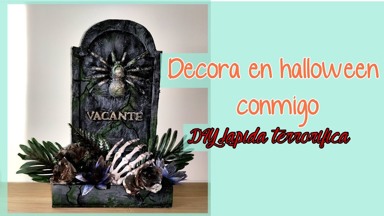 Diy lapida, como hacer manualidades de Halloween