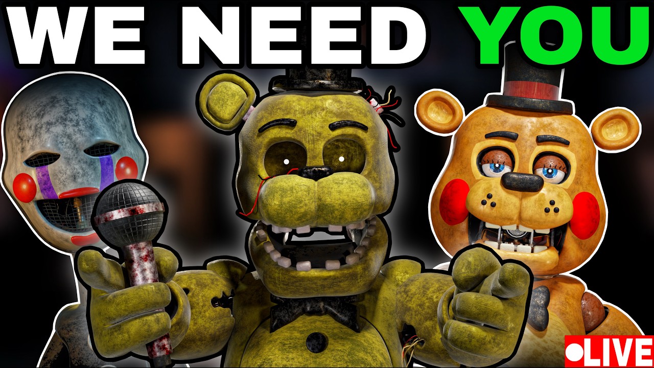 We Need YOU to SOLVE The FNAF Timeline For Us! (Live Theorizing Day 1)