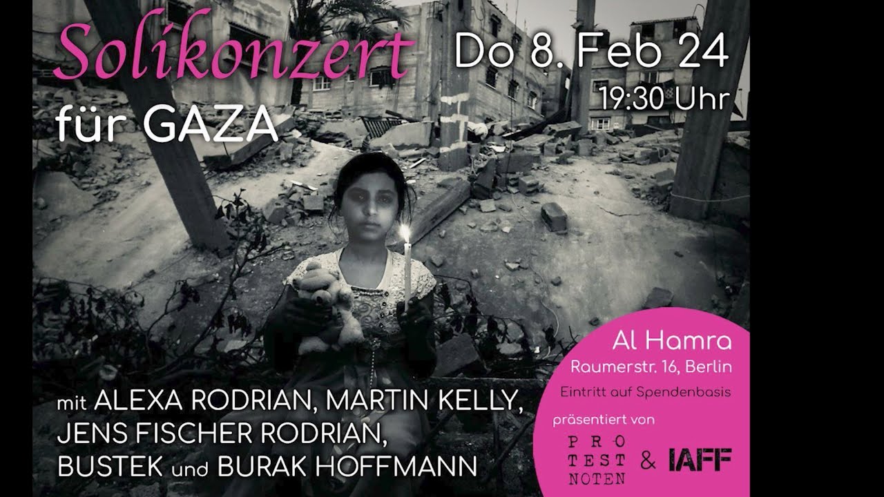 Solikonzert f&uuml;r Gaza 2024 im Al Hamra - Teil 1