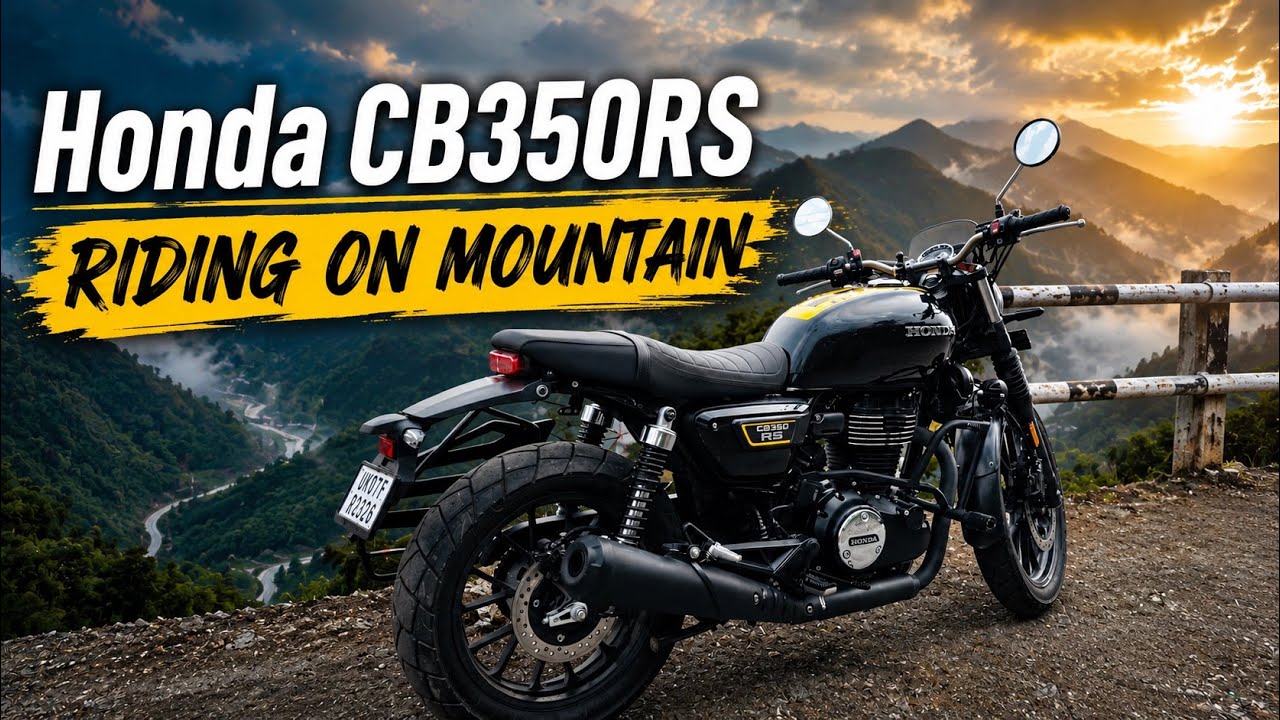 Honda CB350RS | Performance in Mountains | Touring on CB350RS