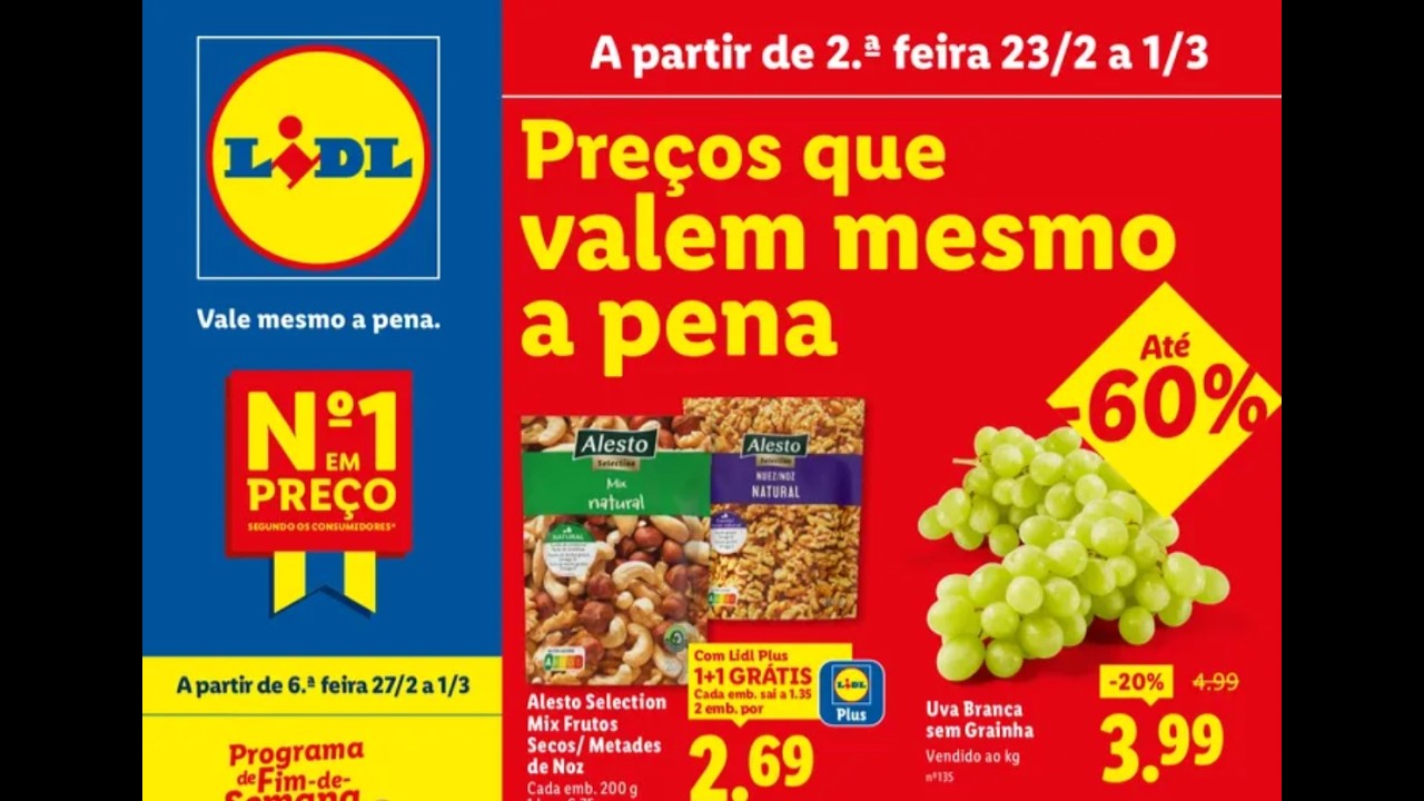 LIDL Promoções a partir de 23.02 - 01.03.2026 Versão televisiva