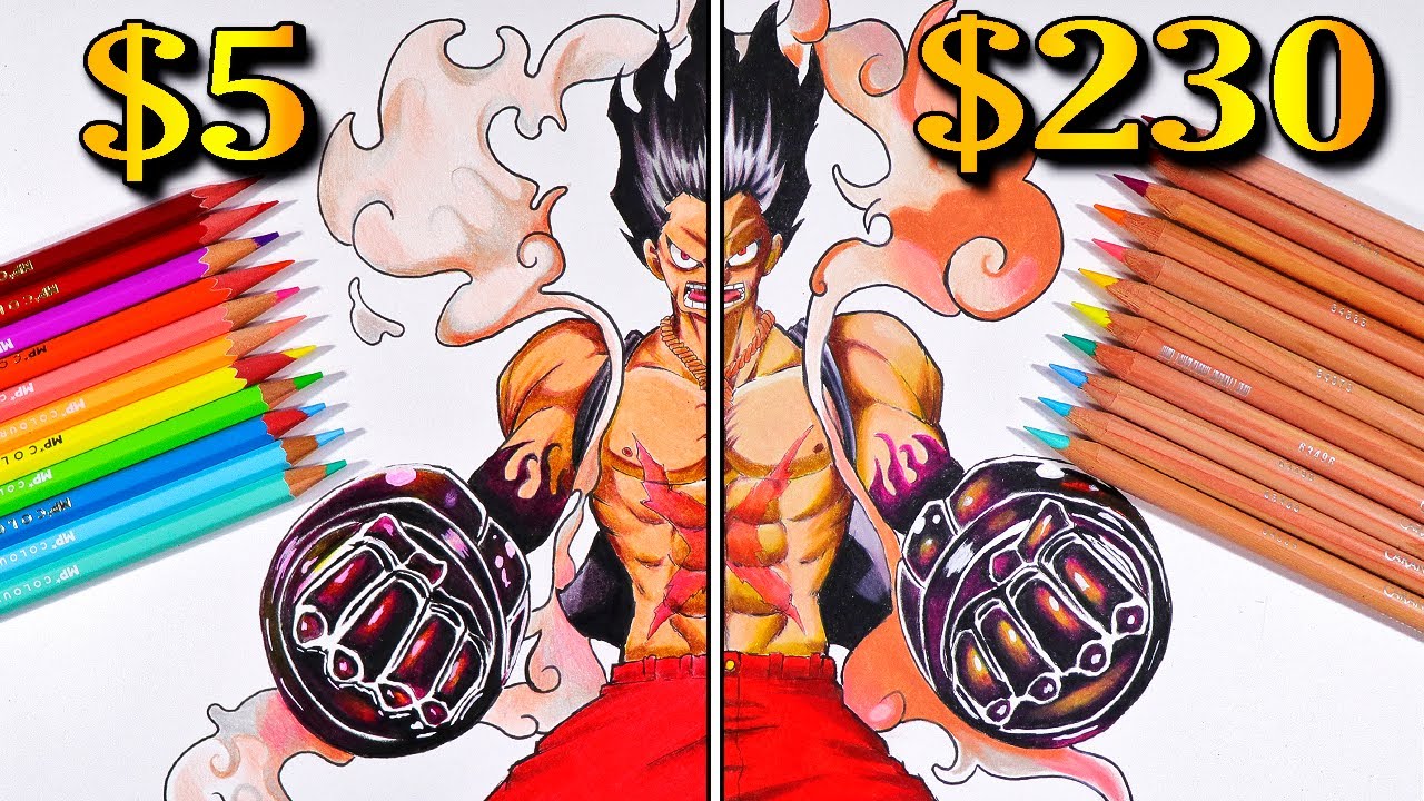 3€ Euros vs 190€ | ¿Pueden unos lápices de colores BARATOS humillar a unos PROFESIONALES?