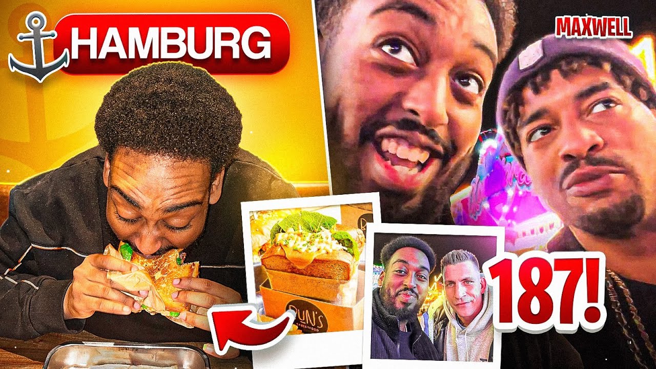 FARO TESTET NEUEN SANDWICH BURGER in HAMBURG🚨🪦+ 187 GETROFFEN🐊(MAXWELL & GZUZ)