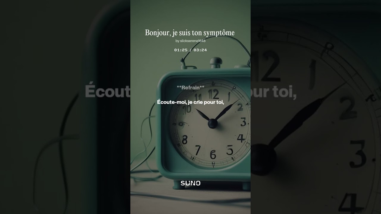 Bonjour, je suis ton symptôme