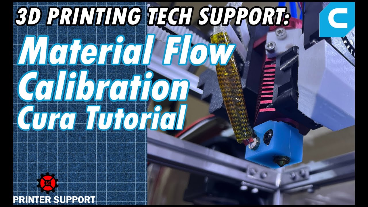Over Extrusion Problem | Material Flow Calibration in Cura | 3D Printing Tech Support