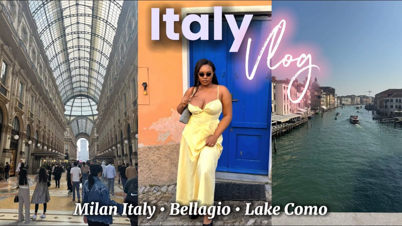 ITALY TRAVEL VLOG: Milan | Lake Como | Bellagio| Italy Part 2