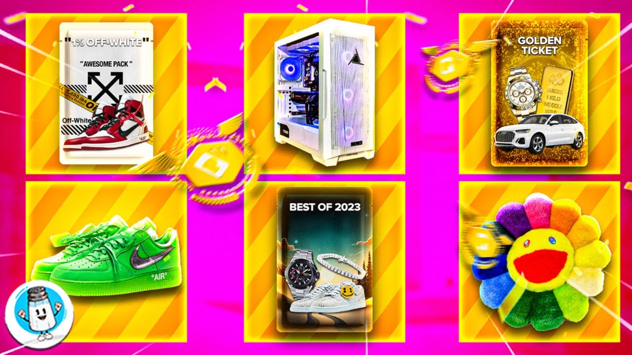 We unboxed SO MANY GOLDS on PackDraw!