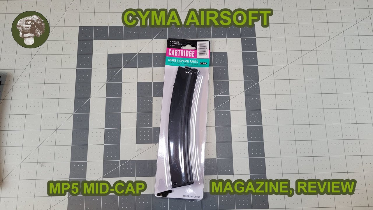 CYMA Metal MP5 midcap magazine, review