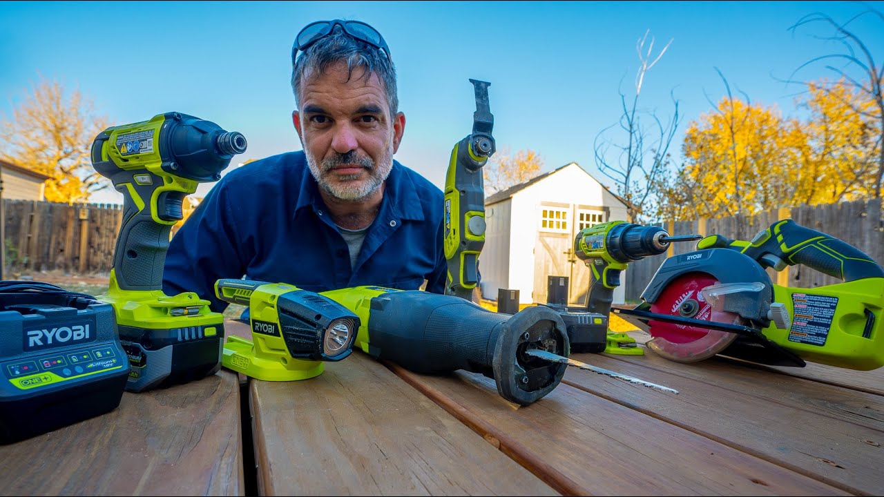 Набор инструментов Ryobi 18V из 6 штук — 5 лет спустя — стоит ли оно того?