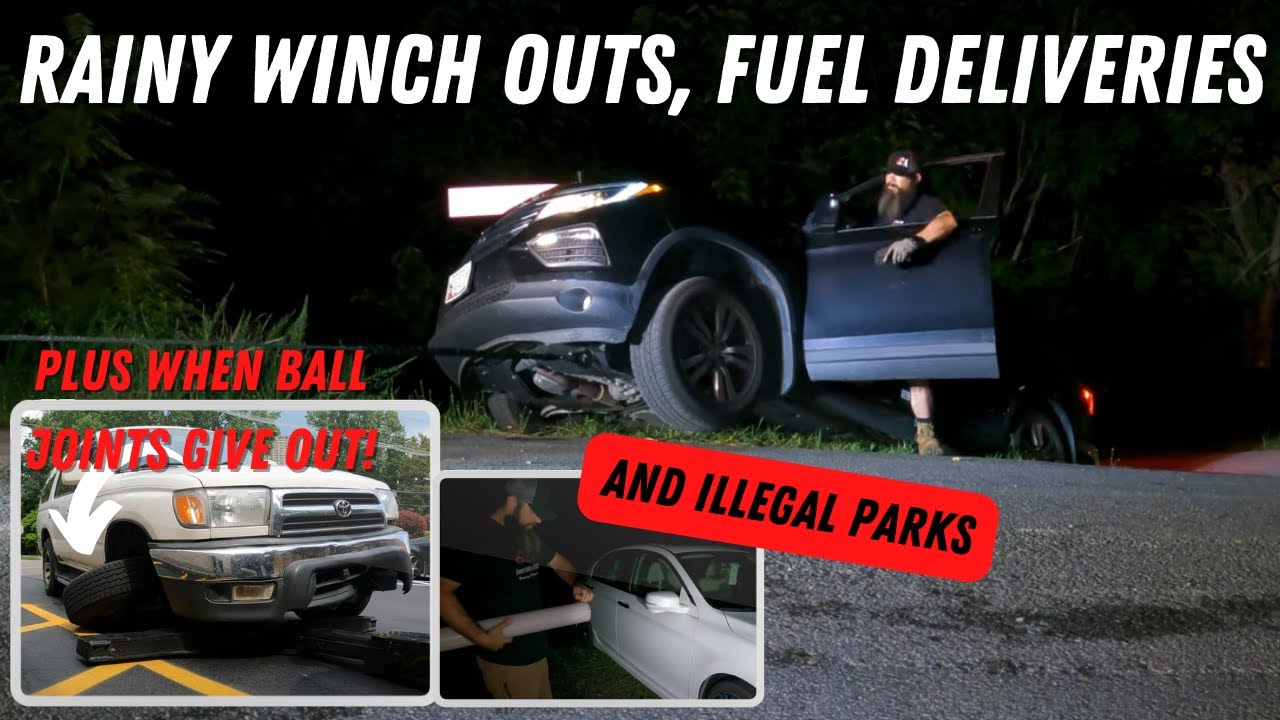 Rainy Winch Outs, Fuel Deliveries, And Illegal Parks | A Jeff Original (Kendra's Out Of Town)