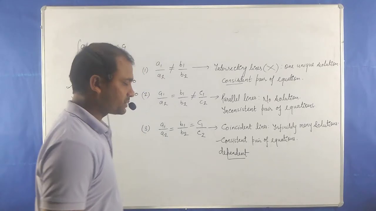 Lect.10 | Pair of Linear Equations | Algebraic Representation | Class 10th | Math | Board Exam