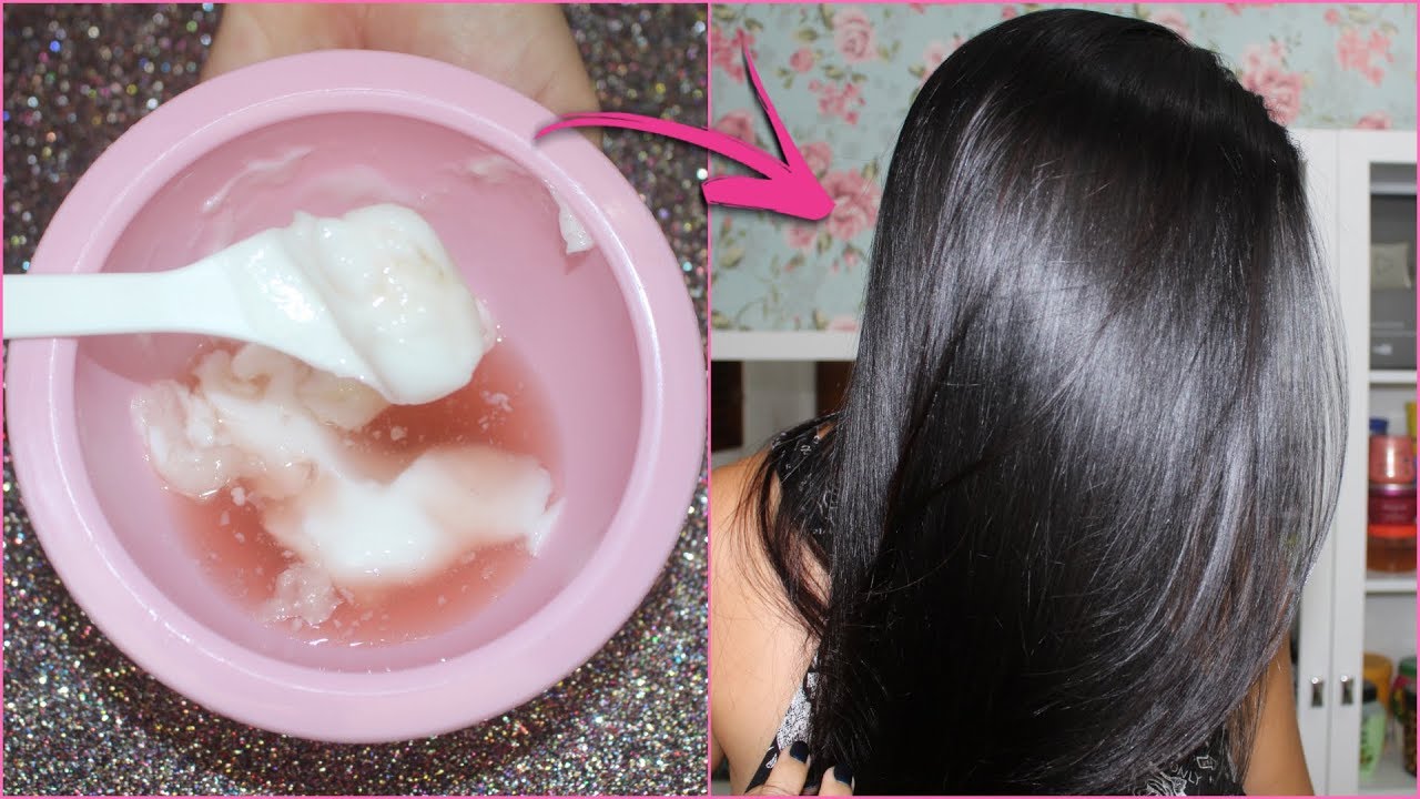BANHO DE BRILHO SEM TINTA! Cabelo Brilha Muito De Tanta Hidrata&ccedil;&atilde;o